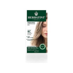 Herbatint 8c világos hamvas szőke tartós növényi hajfesték 150 ml